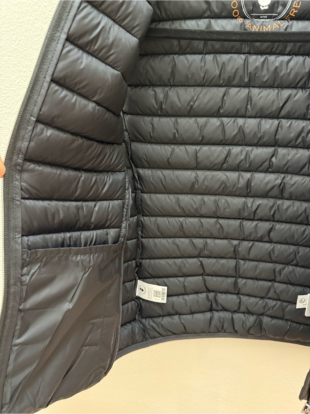 New! SAVE THE DUCK Women’s Black Charlotte Quilted Vest Sz X Small - Picture 9 of 15